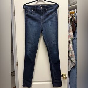 rag & bone Women's Dark Blue Skinny Jeans